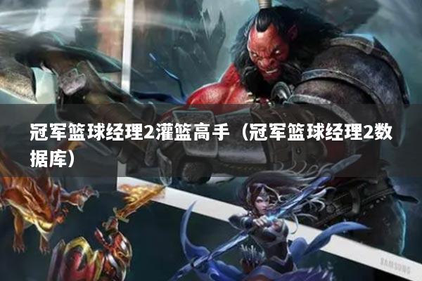 冠军篮球经理2灌篮高手（冠军篮球经理2数据库）