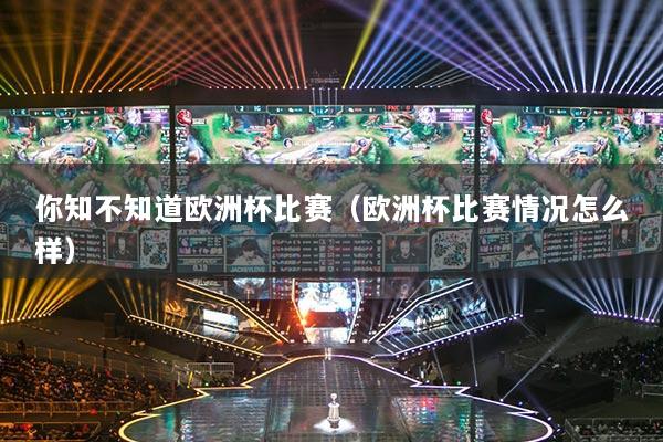 你知不知道欧洲杯比赛（欧洲杯比赛情况怎么样）